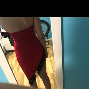 Fiesta Red tango dress